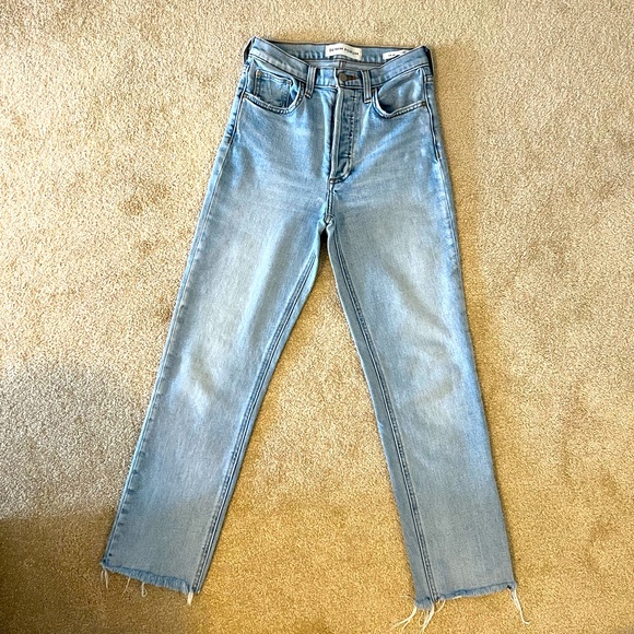 Denim Forum Arlo High Rose Straight | size 25 | blue - Picture 2 of 6